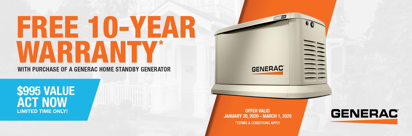 Homestandby Generator Deal | Warranty Offer | Generac Dealer | Medina, TX